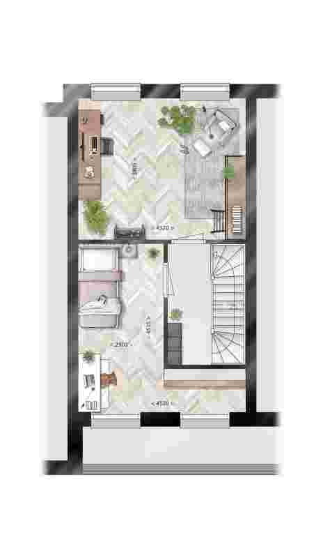 image Stadswoning_Type C--bn 4-5_2e vd
